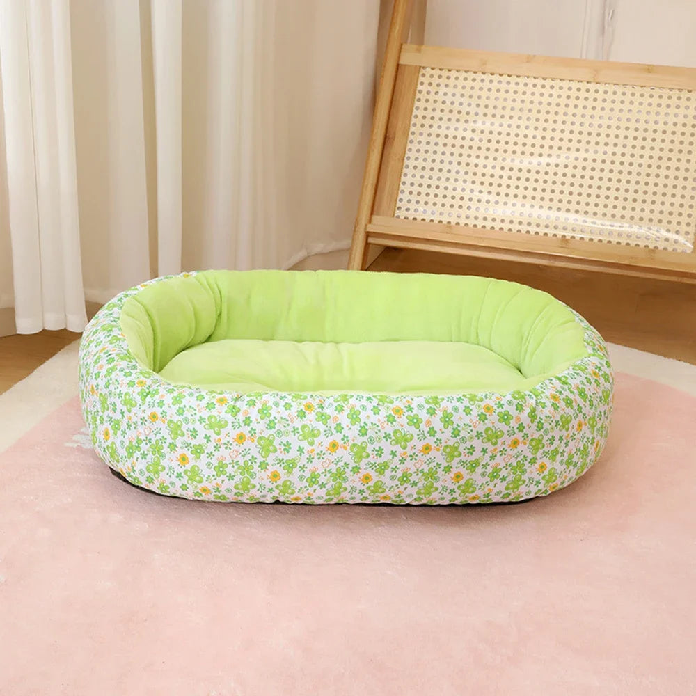 Weiches Blumenbeet für jede Jahreszeit, für Hund oder Katze