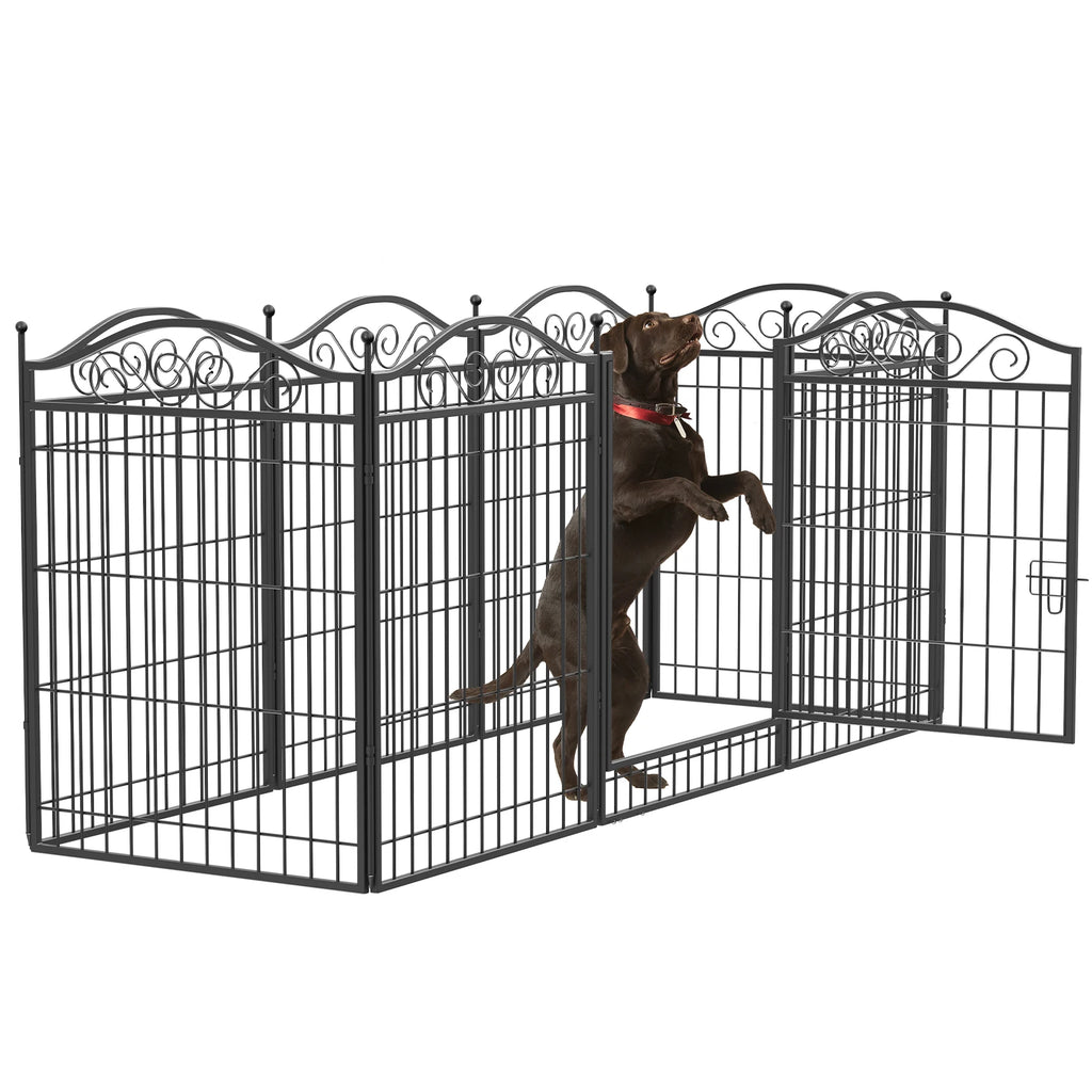 Modular dog enclosure – Large, secure indoor &amp; outdoor space