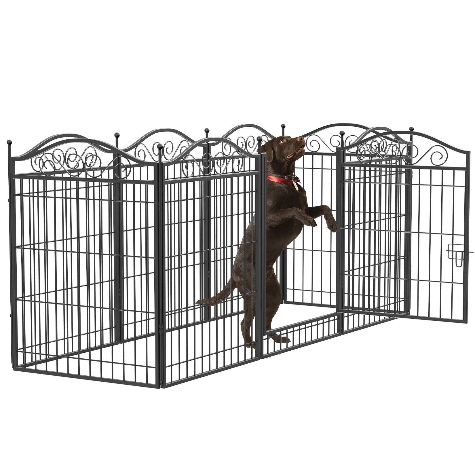 Modular dog enclosure – Large, secure indoor &amp; outdoor space
