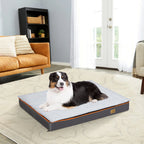 Large orthopedic dog bed with washable cover
