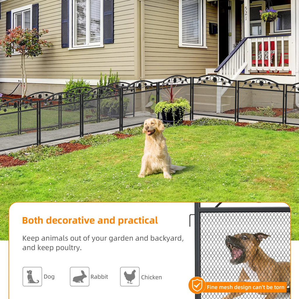 Modularer Metallgartenzaun – Schutz und Eleganz im Außenbereich