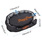 Dog bed L-XXL calming removable cover Oxford