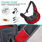 Sac bandoulière transport animal maille Oxford S–L 